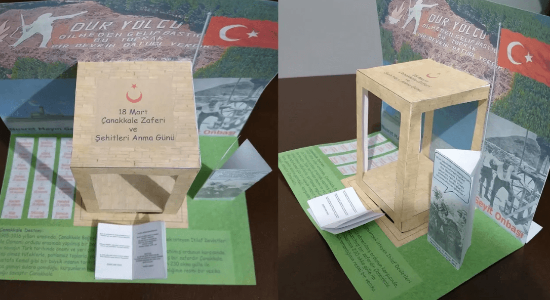 18 MART ÇANAKKALE ZAFERİ – KATLAMA 3D