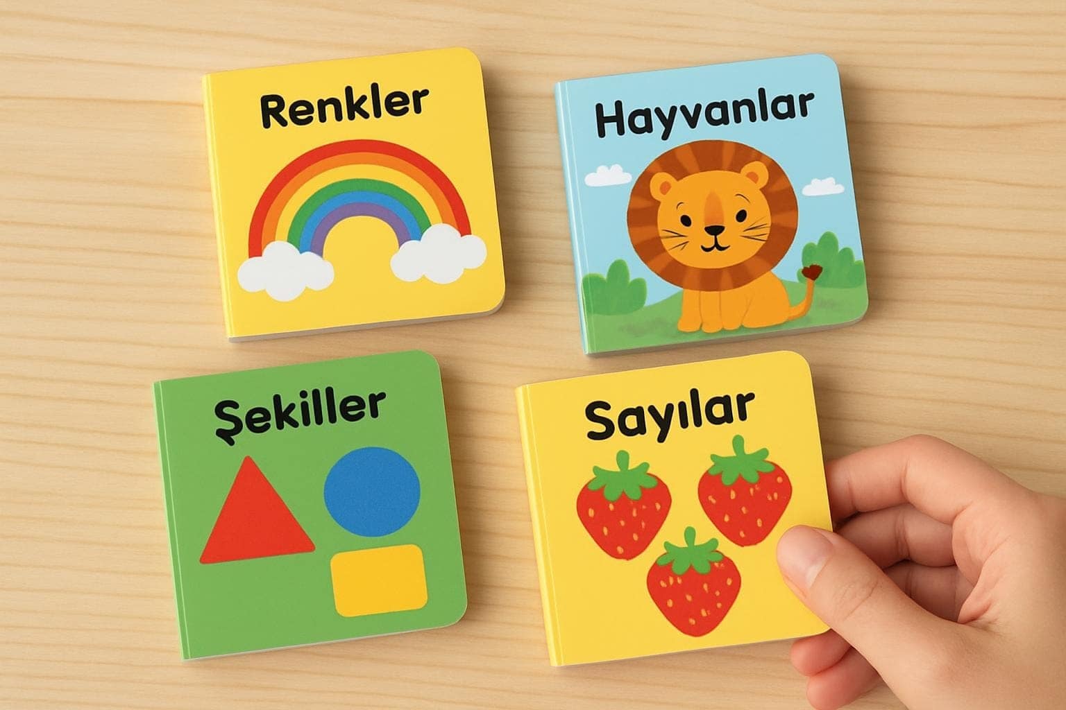 MİNİK KİTAP KAPAKLARI VE KÜTÜPHANE – RAF