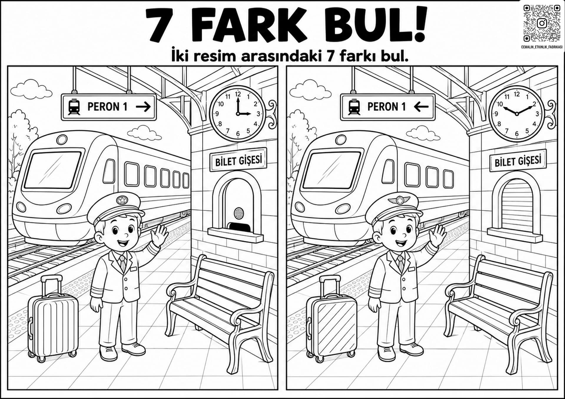 7 FARKI BUL – SİYAH BEYAZ – 3