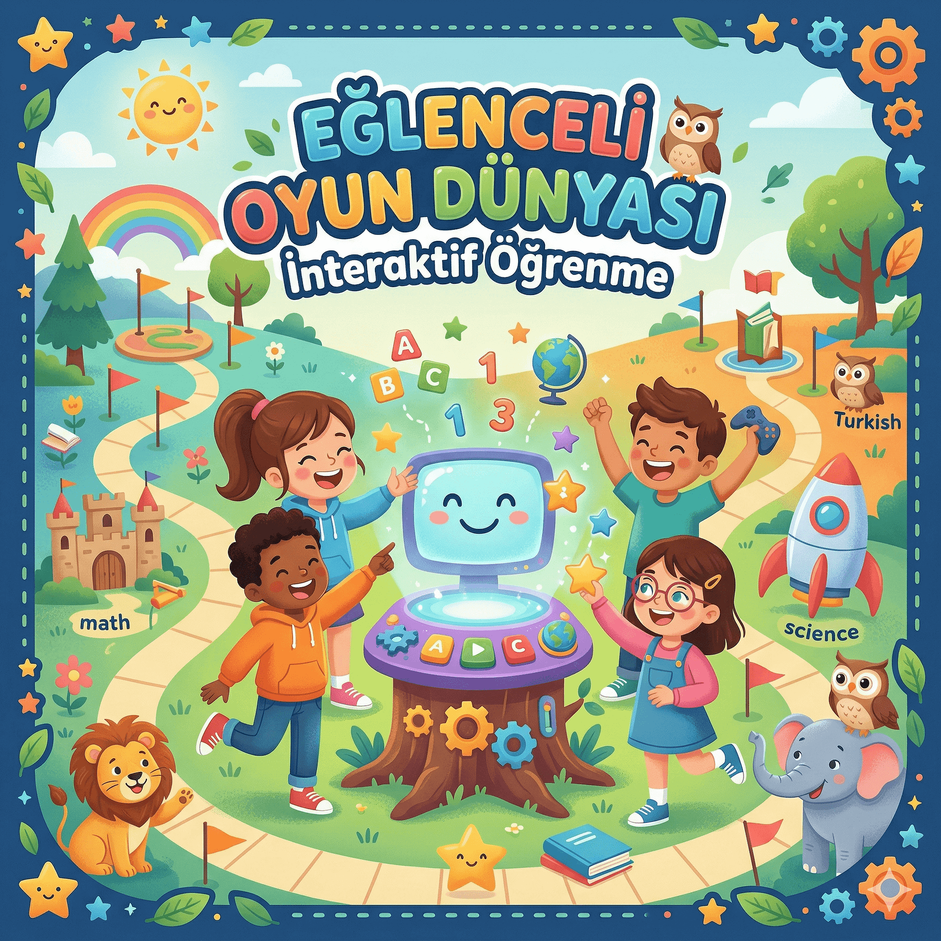 İNTERAKTİF OYUNLARIM