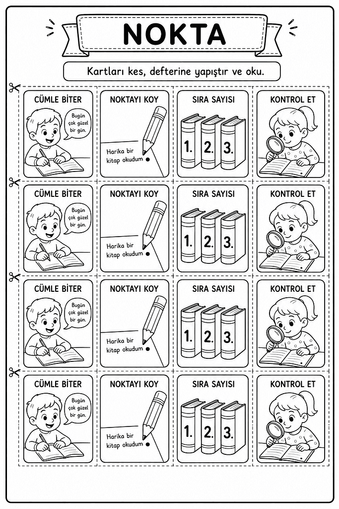 Siyah-Beyaz Defter Notu Görseli