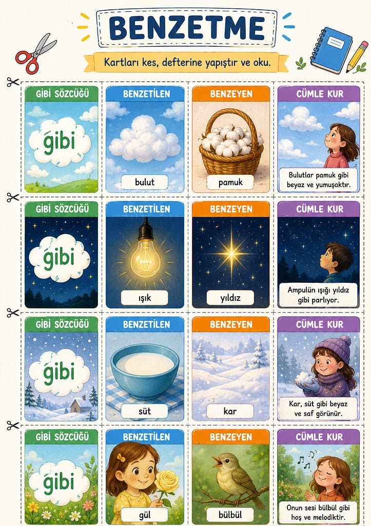Renkli Defter Notu Görseli