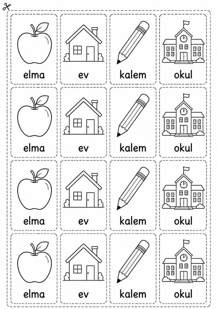 Siyah-Beyaz Defter Notu Görseli