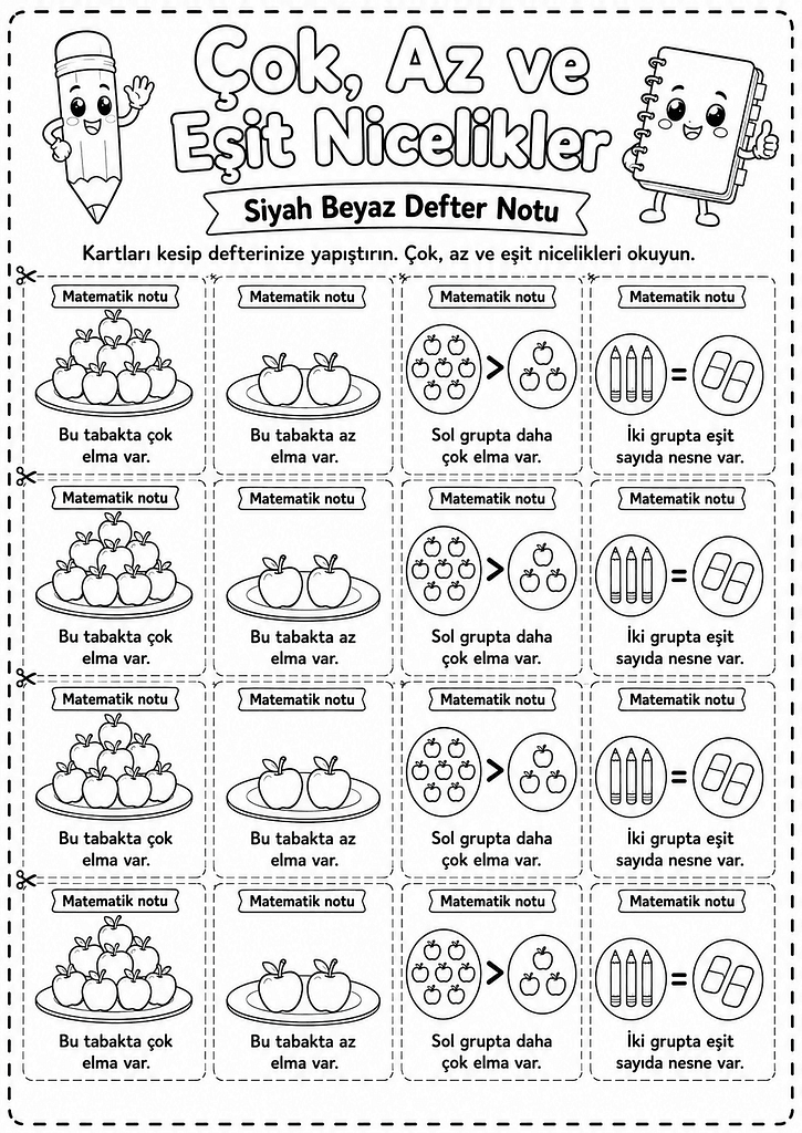 Siyah-Beyaz Defter Notu Görseli