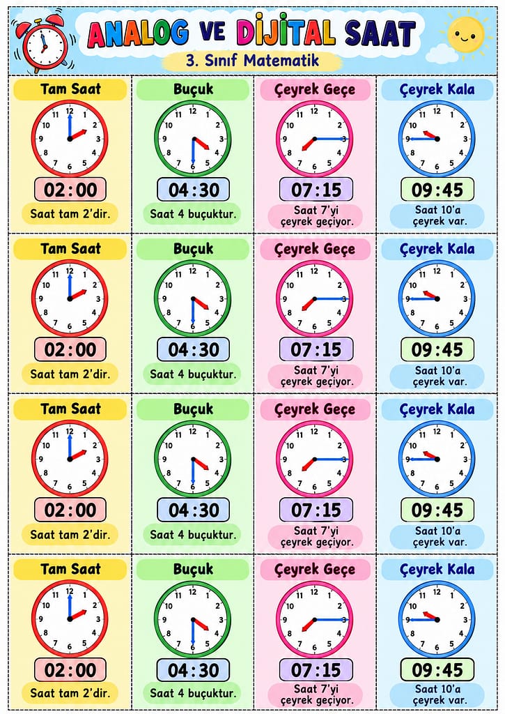 Renkli Defter Notu Görseli
