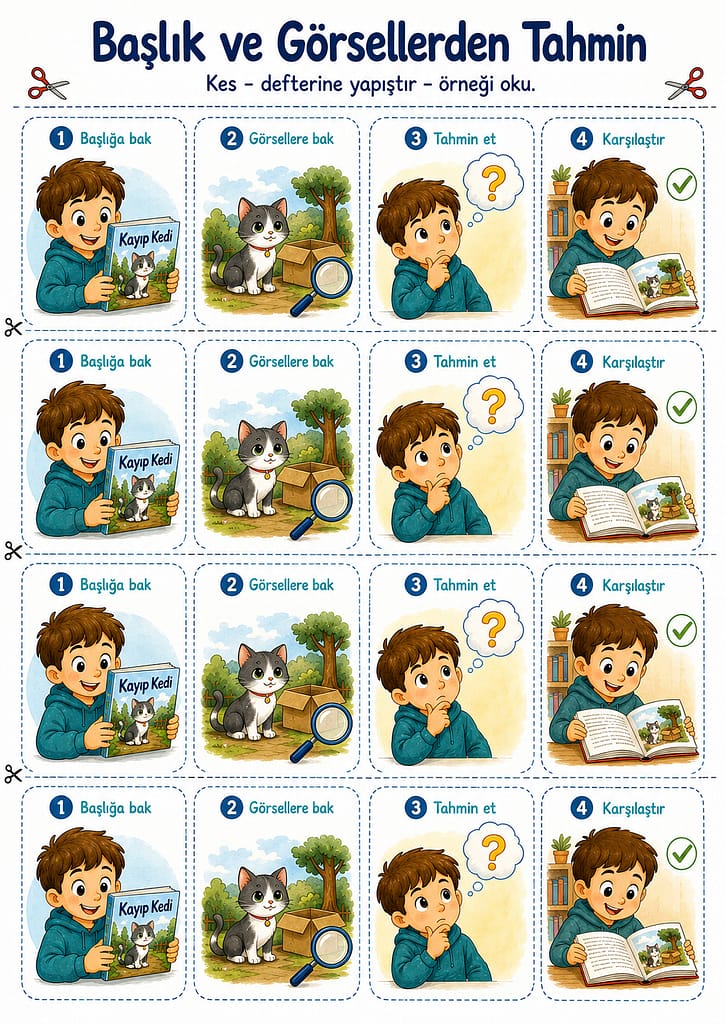 Renkli Defter Notu Görseli