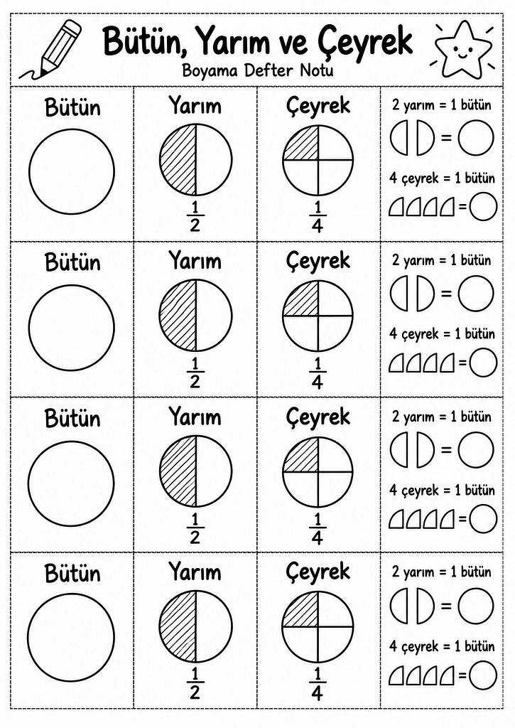 Siyah-Beyaz Defter Notu Görseli