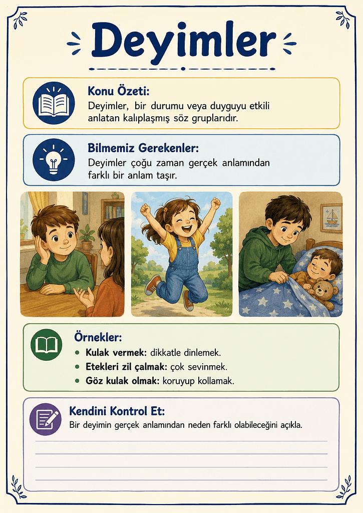 Konu Özeti Görselleri