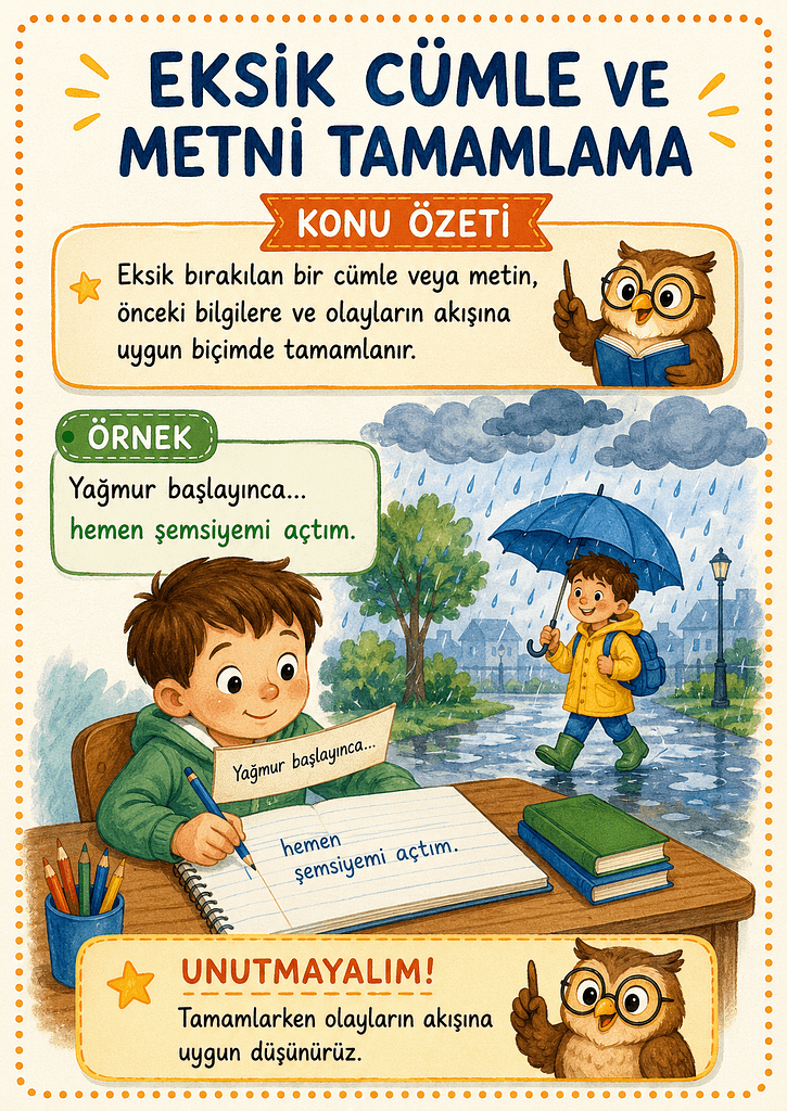 Konu Özeti Görselleri