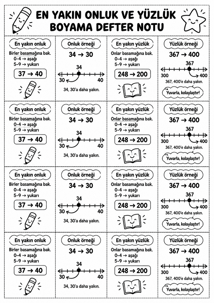 Siyah-Beyaz Defter Notu Görseli