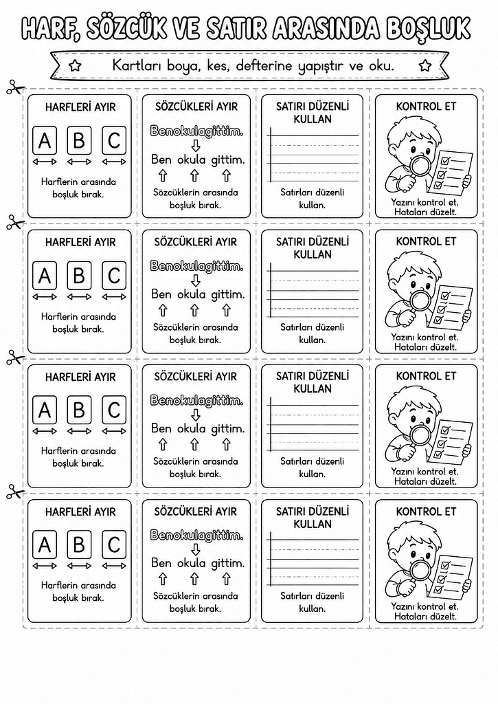 Siyah-Beyaz Defter Notu Görseli