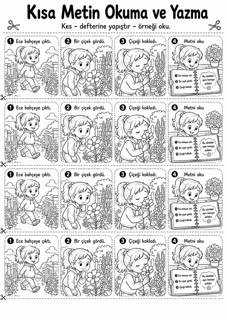 Siyah-Beyaz Defter Notu Görseli