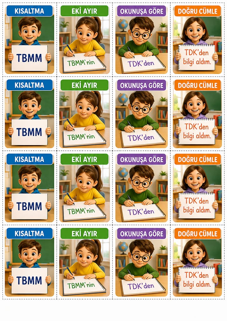 Renkli Defter Notu Görseli