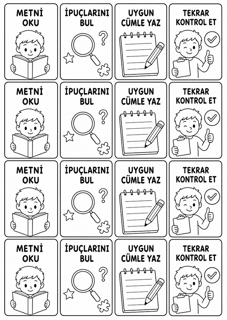 Siyah-Beyaz Defter Notu Görseli