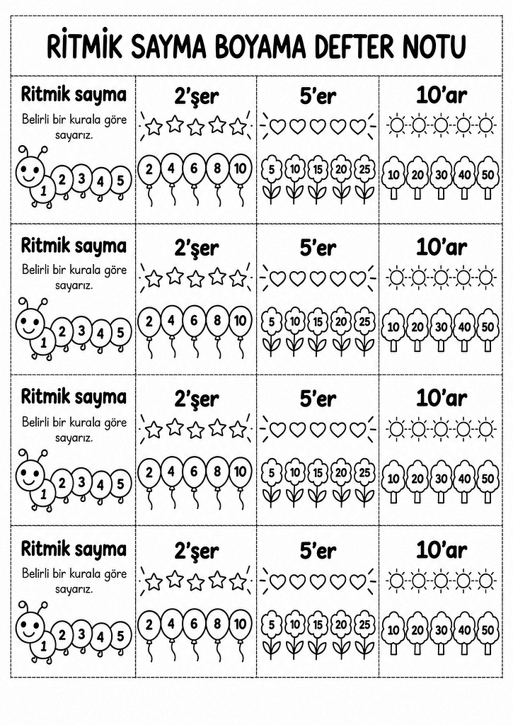 Siyah-Beyaz Defter Notu Görseli
