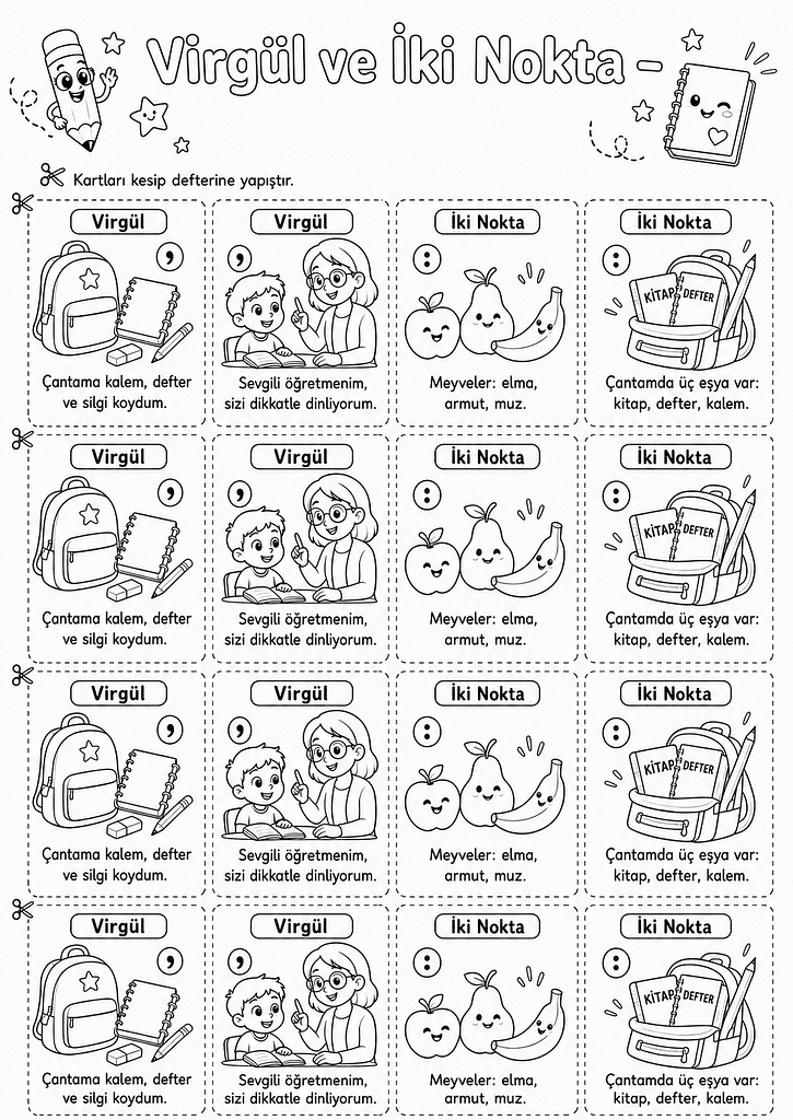 Siyah-Beyaz Defter Notu Görseli